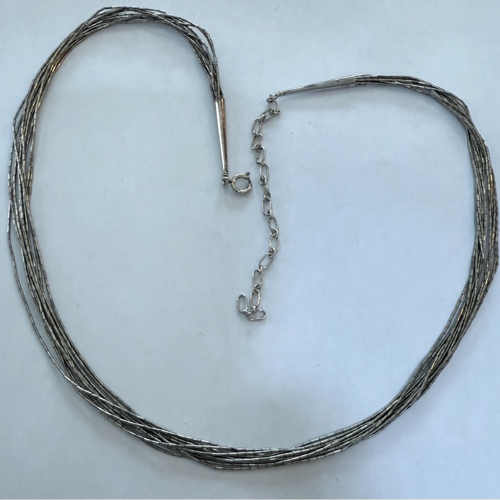 CAROLYN POLLACK Liquid SILVER Necklace